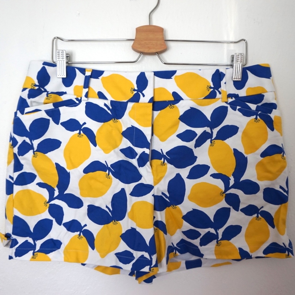 LOFT Riviera Shorts in Lemon Pattern